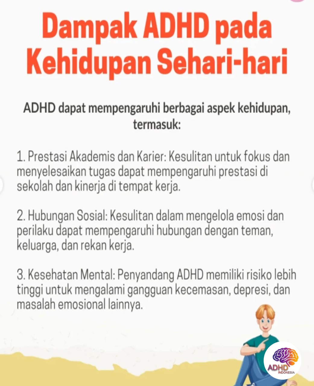ADHD dan Hubungan Sosial Anak di Lingkungan Sekolah di Kabupaten Brebes