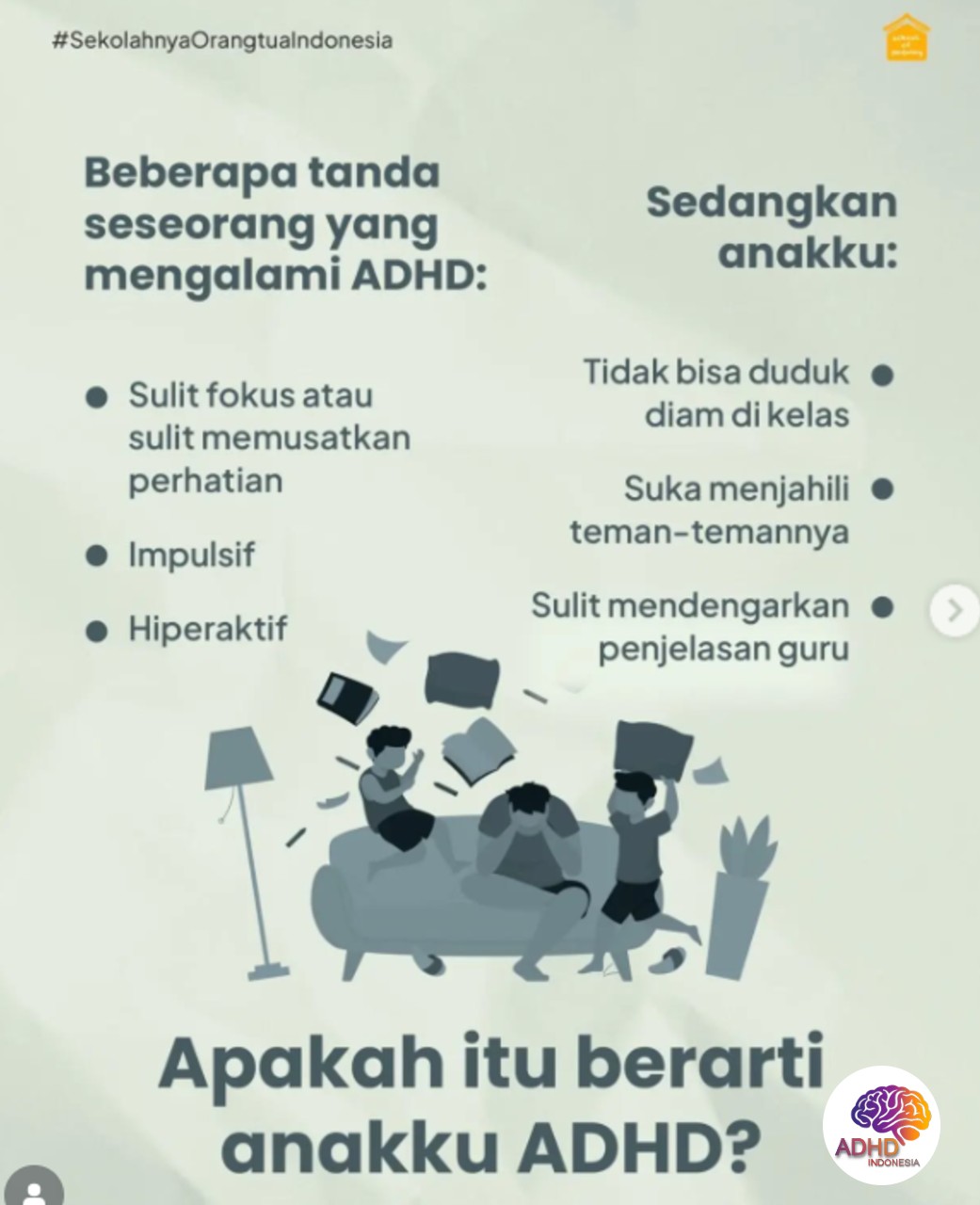 Ciri dan Gejala ADHD pada Anak Usia Dini di Kabupaten Brebes